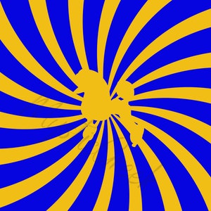 Sigma Gamma Rho Poodle Retro Blue Gold 1922 Sorority PNG Digital Image Download