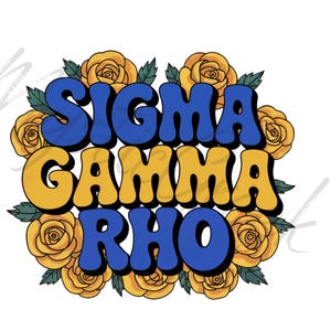 Letra griega D9 con diseño ondulado de Sigma Gamma Rho 1922, PNG transparente, descarga digital