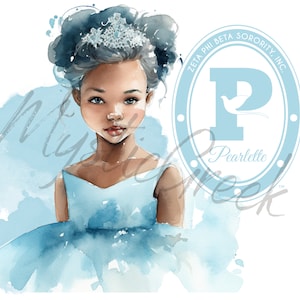 Zeta Phi Beta Sorority Inc Pearlette Auxiliaries Girl 1920 Service D9 Greek Quote Transparent PNG Digital Download
