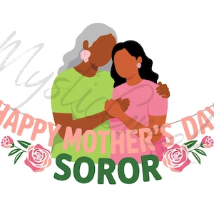 Muttertag Alpha Kappa Alpha PNG PNG Sorority 1908 Pink Grün D9 Griechisches Vermächtnis Mutter und Tochter Schwarze Frauen Transparent Bild Download