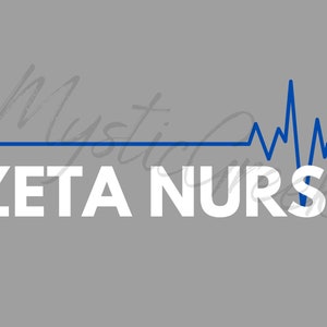 Zeta Phi Beta Sorority Inc 1920 Service D9 Greek Dove Royal Blue Transparent Nurse PNG Digital Image Download
