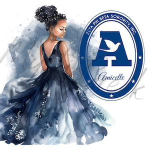 Zeta Phi Beta Sorority Inc Amicette Youth Auxiliaries Girl 1920 Service D9 Greek Quote Transparent PNG Digital Download