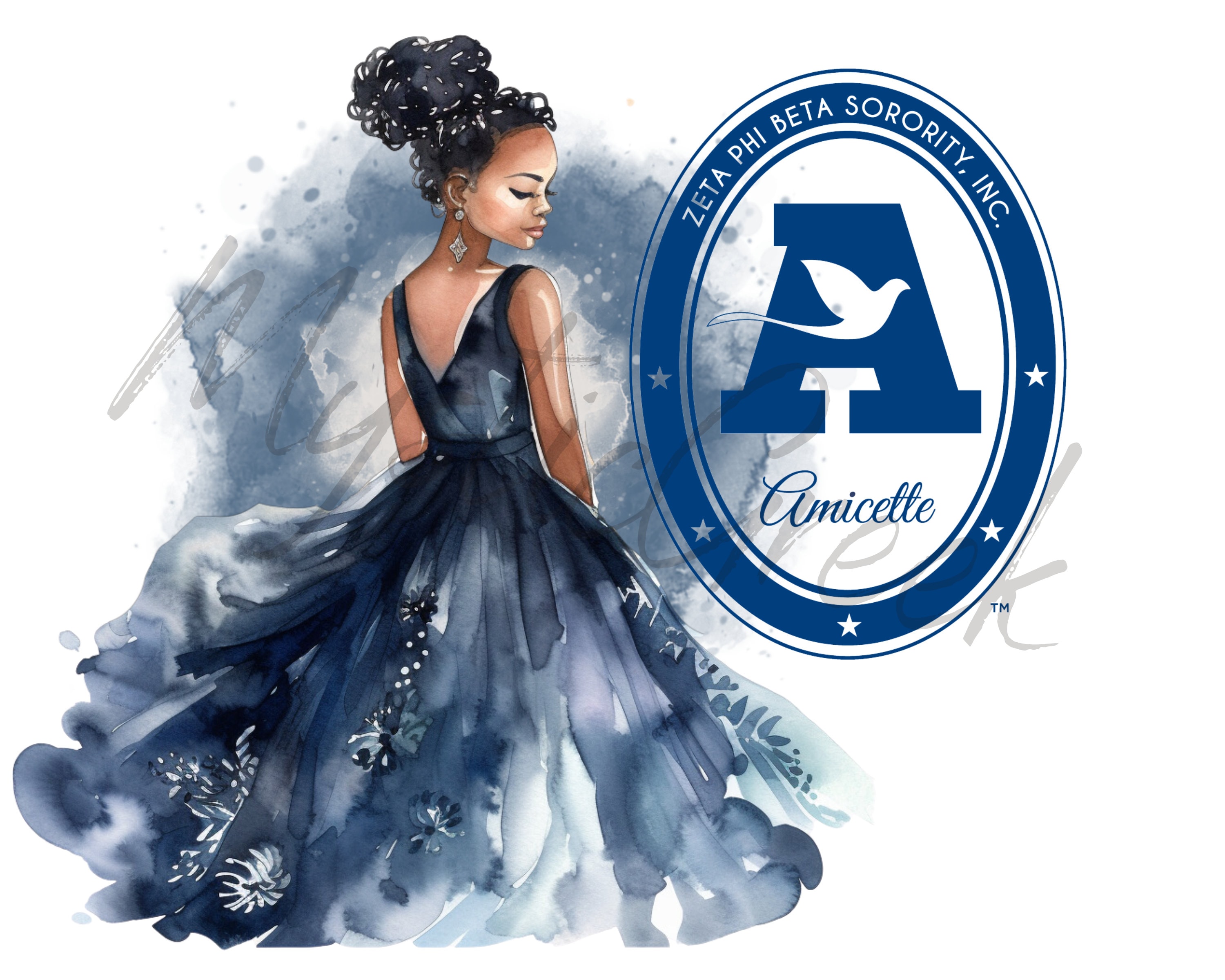 Zeta Phi Beta Sorority Inc Amicette Youth Auxiliaries Girl