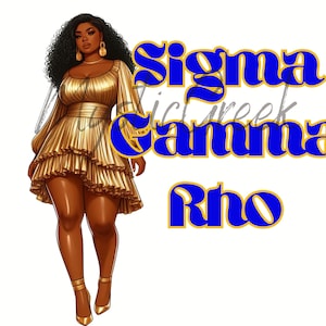Sigma Gamma Rho 1922 Sorority Mulheres Bonitas Amarelo Ouro Azul Royal Letra Grega D9 Grego Transparente PNG Download Digital
