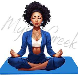 Zeta Phi Beta Sorority Inc 1920 Service D9 Greek Beautiful Black Women Yoga Gym mediation Exercise Transparent Image PNG Digital Download