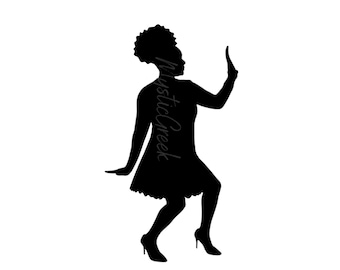 Alpha Kappa Alpha Sorority Inc 1908  D9 Greek Silhouette Outline Mirror Beautiful Black Women Transparent Image PNG Digital Image Download