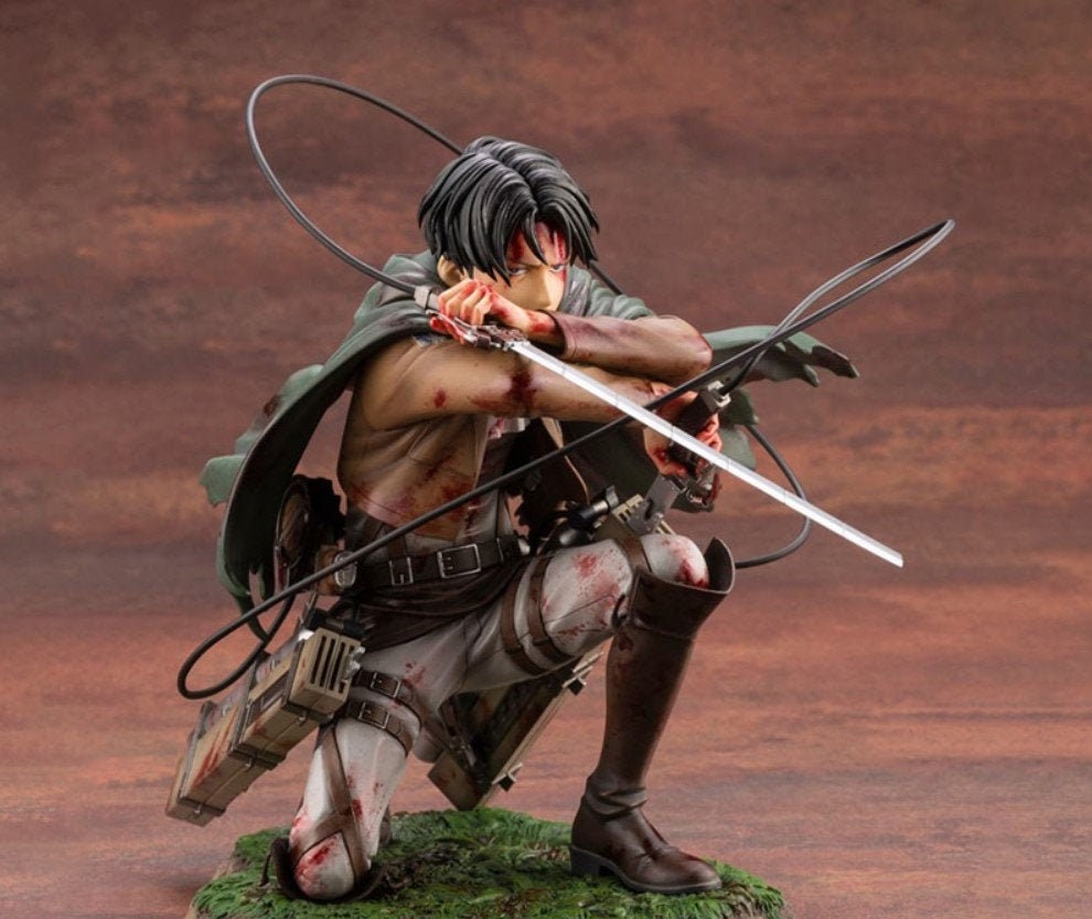 Estátua Levi Ackerman Fortitude Version: Ataque dos Titãs Ataque dos Titãs  Attack on Titan Shingeki no Kyojin - Art FX - Anime Mangá - MKP - Toyshow  Tudo de Marvel DC Netflix