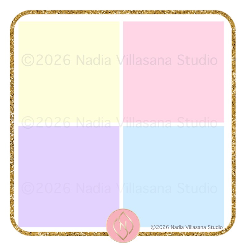 Easter Digital Paper Pack - Seamless Patterns Watercolor Bunny ...