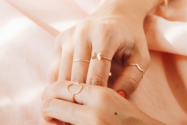 tiny butterfly Wanderlust Ring Butterfly ring delicate butterfly ring gift present Sterling silver ring /'/'Butterfly/'/' knuckle ring