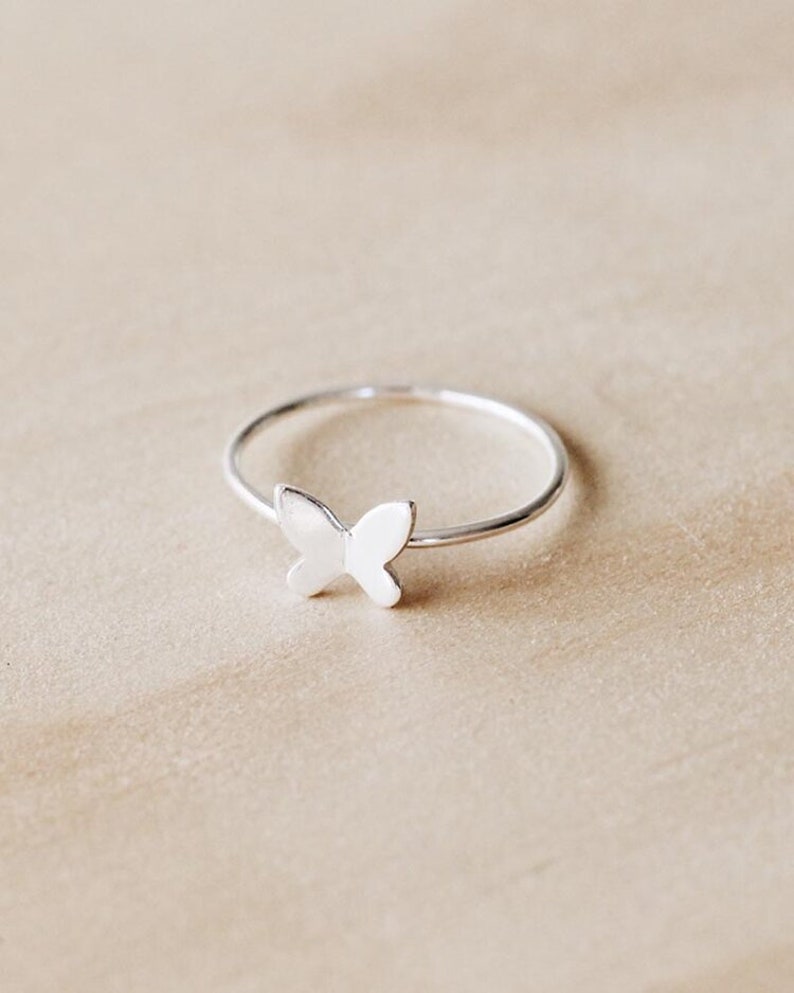 tiny butterfly Wanderlust Ring Butterfly ring delicate butterfly ring gift present Sterling silver ring /'/'Butterfly/'/' knuckle ring