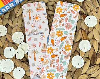 Summer Beach Reads Bookmark | Laminated Bookish Gift