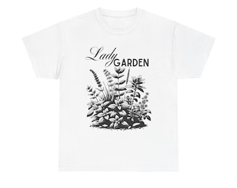 Lady Garden Unisex Tee, Plants Funny T-Shirt, Gardening Humor Shirt, Viral Flowers Top, Double Entendre Cotton Tee