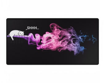 Sleeping cat Desk Mat