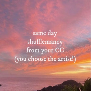 Same Day Shufflemancy Vom Komfort Charakter (Sie Wählen Den Künstler)
