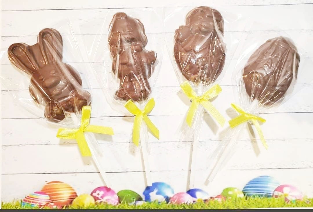 Easterchocolate Lollies / Easter Lollipops / Chocolate Lolly / Party Favours / Happy Easter