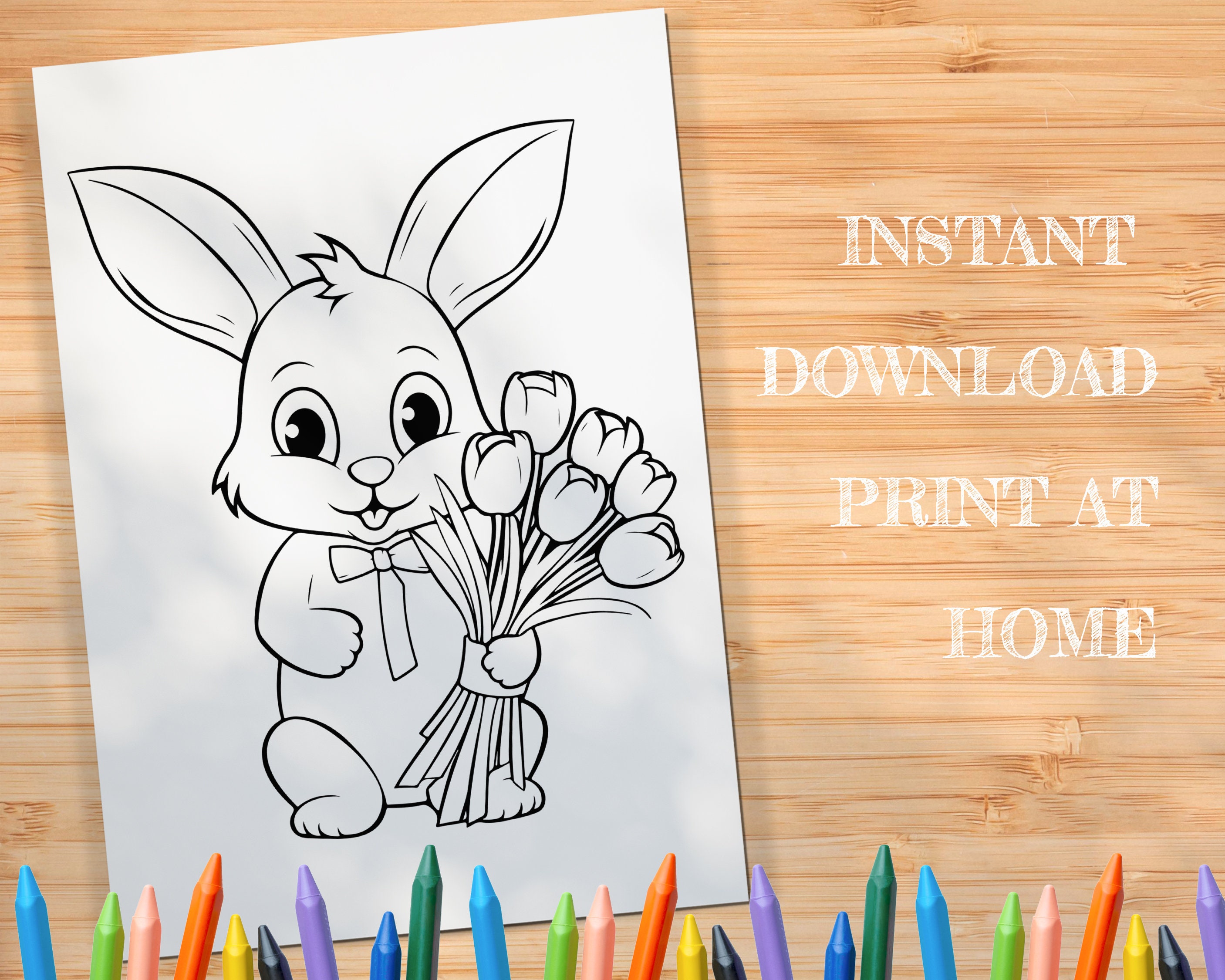 50 Easter Bunny Coloring Pages for Kids | Easter Coloring Pages | Bunny ...