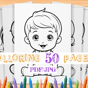 50 Baby Coloring Pages for Kids | Baby Coloring Pages | Coloring Pages