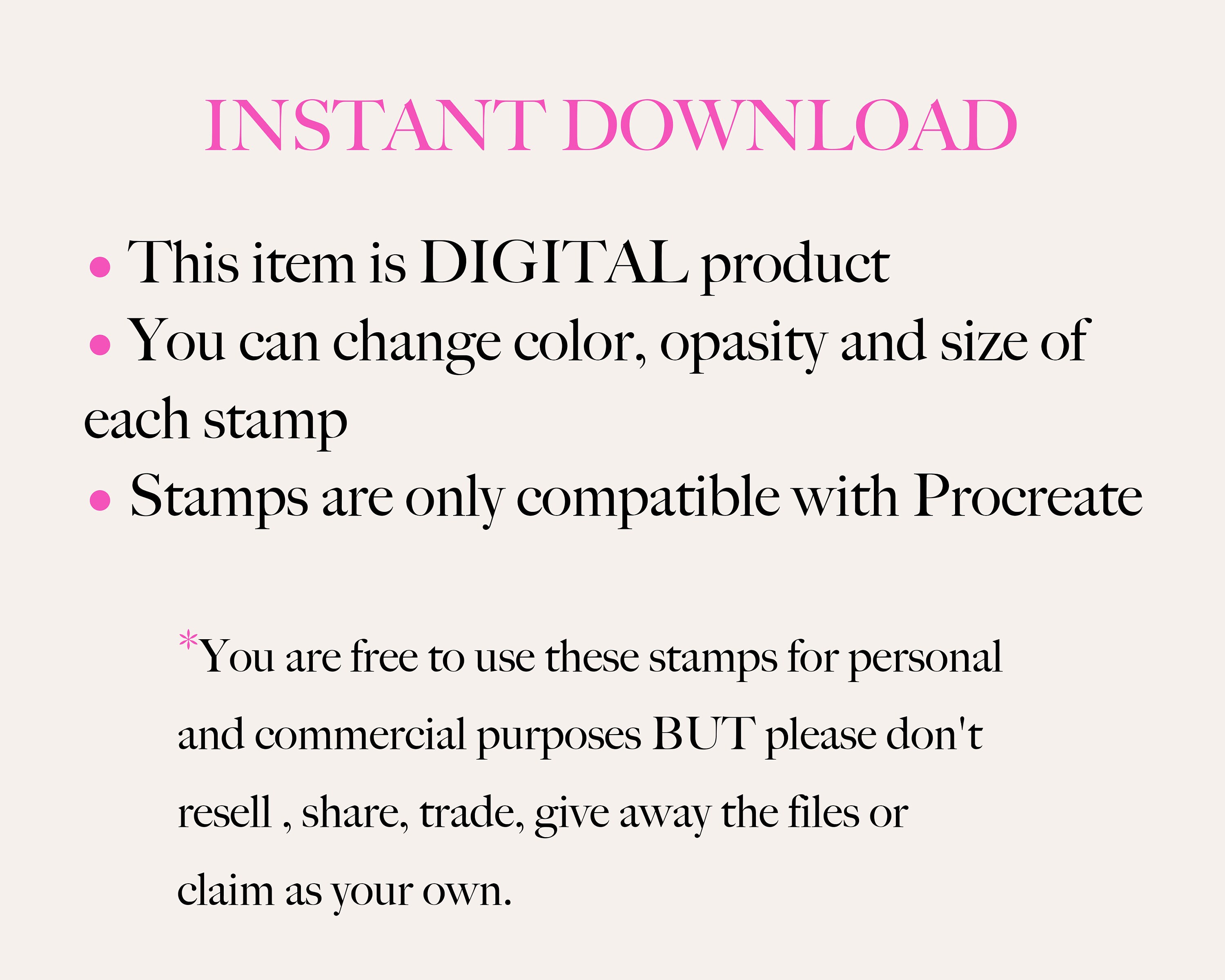 100 Procreate Wild Animals Stamp Brushes | Animals Silhouette Procreate ...