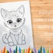 50 Kittens Coloring Pages for Kids | Cats Coloring Pages | Kids ...