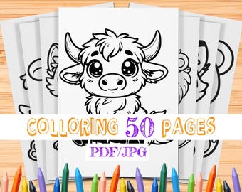 子供向けの動物ぬり絵50選：楽しい動物シート（PDF/JPG）