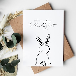 Tarjeta FELICES PASCUAS || Embalaje | Regalo | Orden | Saludos | Mapa | Postal | Pascua | Saludos de Pascua | Conejo de Pascua | Felices Pascuas | liebre