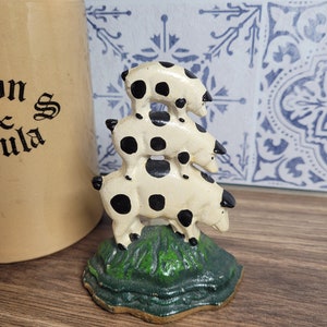 Süßer Gusseisen Schwein Türstopper Vintage Wohnkultur, Türstopper, Schweinedekor, Landhausdeko