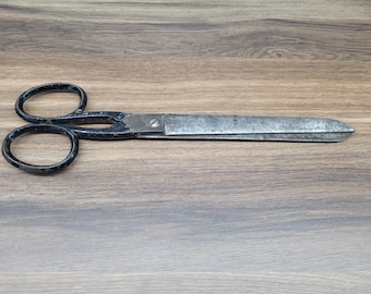 Vintage Wallpaper Scissors,  Large Scissors, DIY tool, Vintage Tool