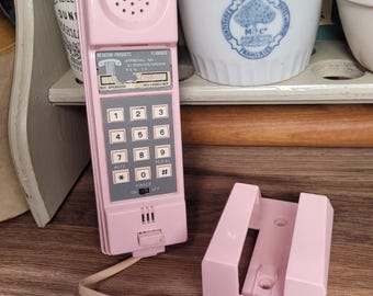 Vintage 1970s Retro Telephone, Pink Betacom Flamingo Telephone,  Prop Telephone,  TV Film Prop, 1970s Telephone,  Vintage Decor