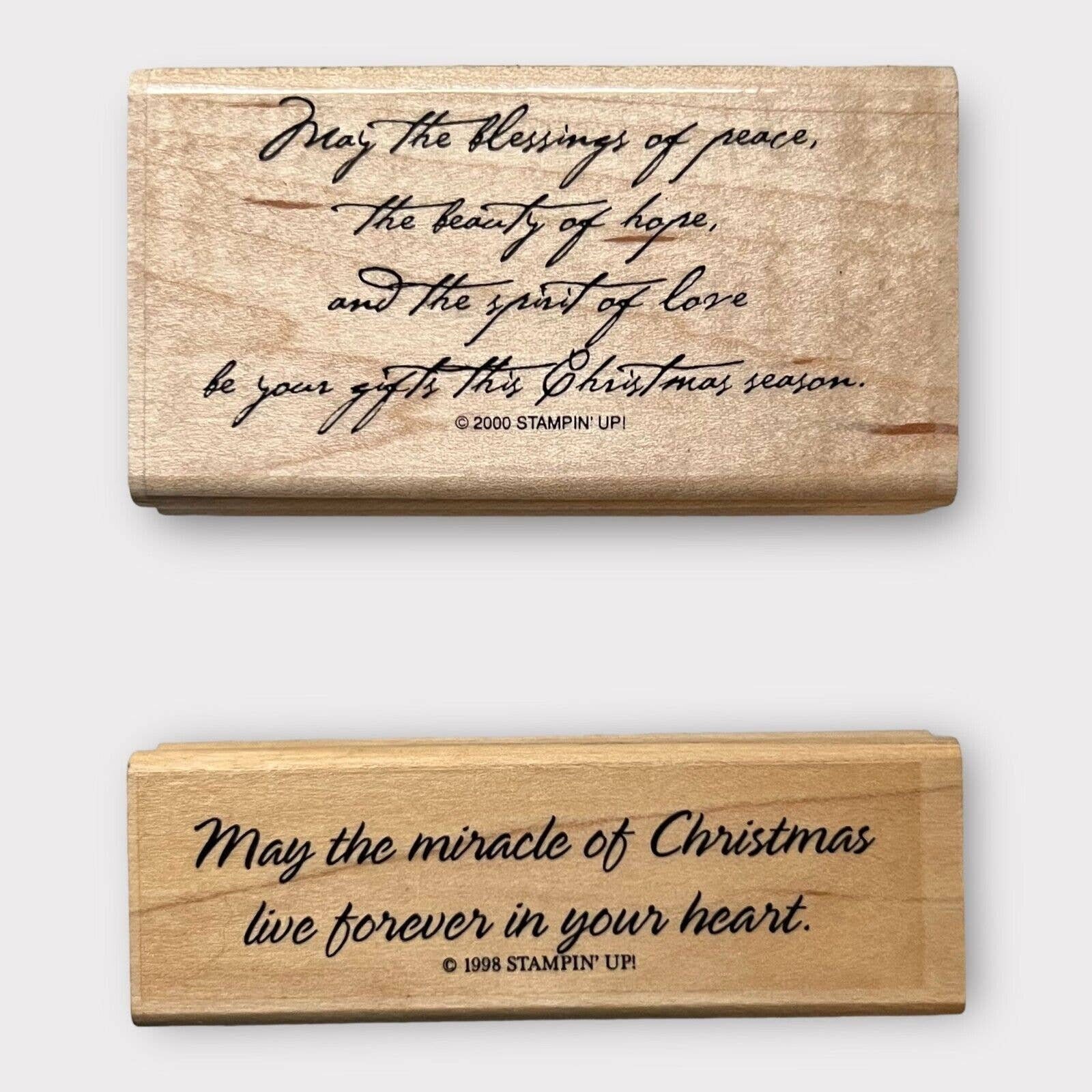 スタンピンアップ！ヴィンテージ 1998 & 2000 クリスマス ホリデー