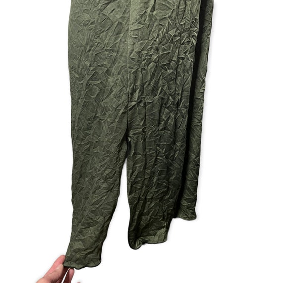 Vintage Lee Andersen Olive Green Rayon Blend Scoo… - image 9