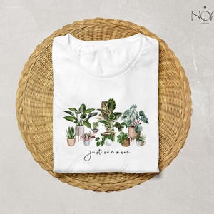 Plant Lover Watercolor Illustration: Potted Plants PNG (Digital Download) image 6