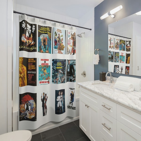 James Bond Bathroom Etsy