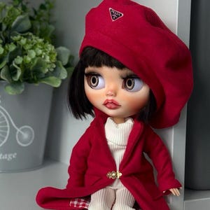 Modern Blythe girl, Custom Blythe, OOAK doll,  Art doll