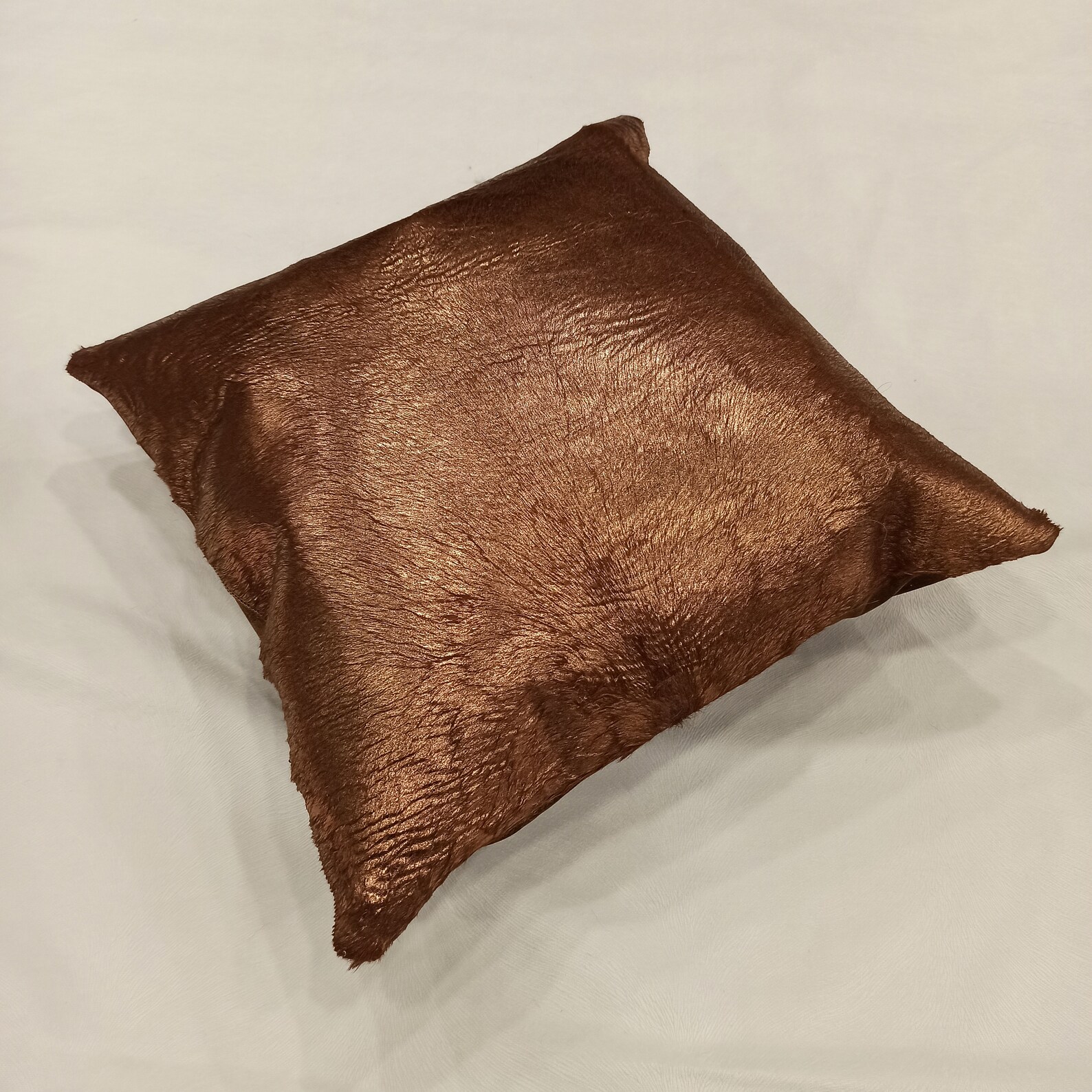 Natural Leather Pillow Cover Tan Decorative For Couch Throw Etsy
