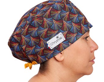 "Boubou" covering cap: operating room cap, nurse's cap, medical hairnet, surgery caps