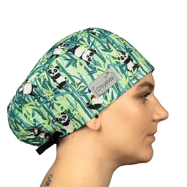 Calot for veterinarian Model covering Bamboo Panda dentist nurse doctor