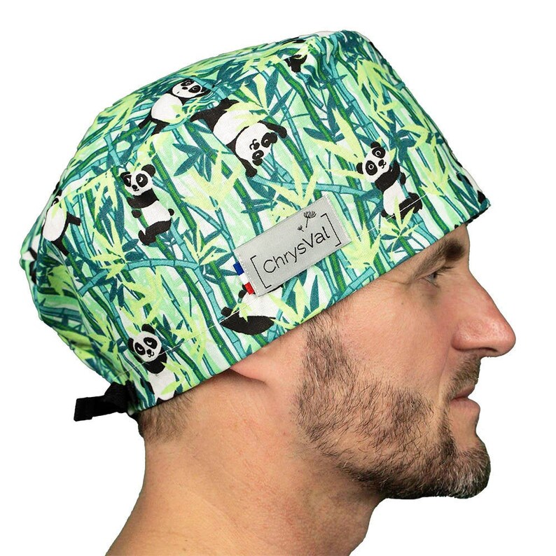 Calot for veterinarian Model covering Bamboo Panda dentist nurse doctor