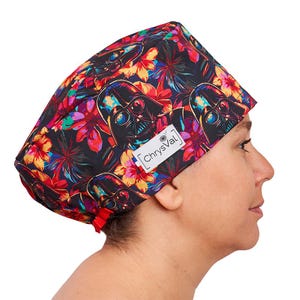 &quot;Vador in Flower&quot; Covering Cap: Medical Cap, Nurse&#39;s Cap, Medical Hairnet, Surgery Caps