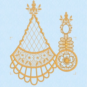 Rococo Lace Embroidery File