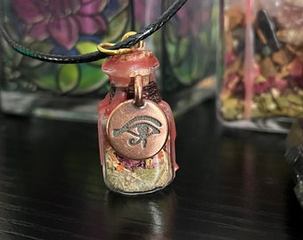 Magick Queen Spell Jar Necklace | Spell Necklace