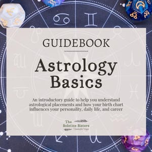 Astrology Basics Guidebook | Astrology Workbook | Birth Chart Guidebook | Witchy Digital Download | Witchcraft Workbook | Witch Guide
