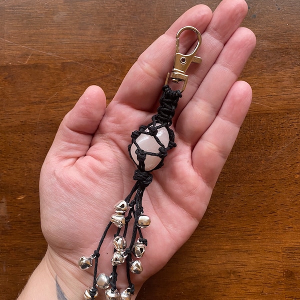 Silver Witch Bells Keychain | Witches Bells for Protection | Witchy Gifts