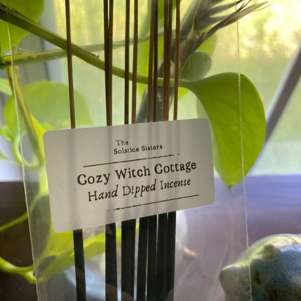 Cozy Witch Cottage Hand Dipped Incense | Witchy Gifts