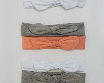 Baby Hoofdband 2pc Set Knot Bow