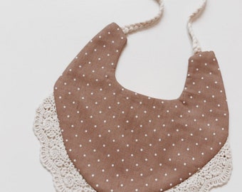 Vintage Lace Baby Bib
