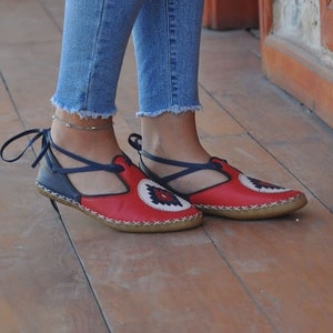 Natural Leather Sandals, Handmade Leather Strap Sandals, Ankle Strap Sandals, Summer/Beach Sandals, Handmade Bodrum Sandals-Bridesmaid Gift