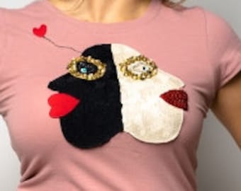 Handmade applique for tshirts