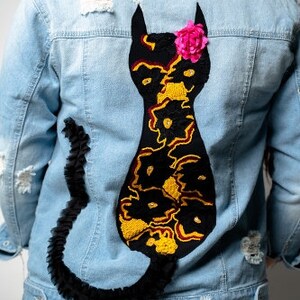 Handmade applique for jacket image 2