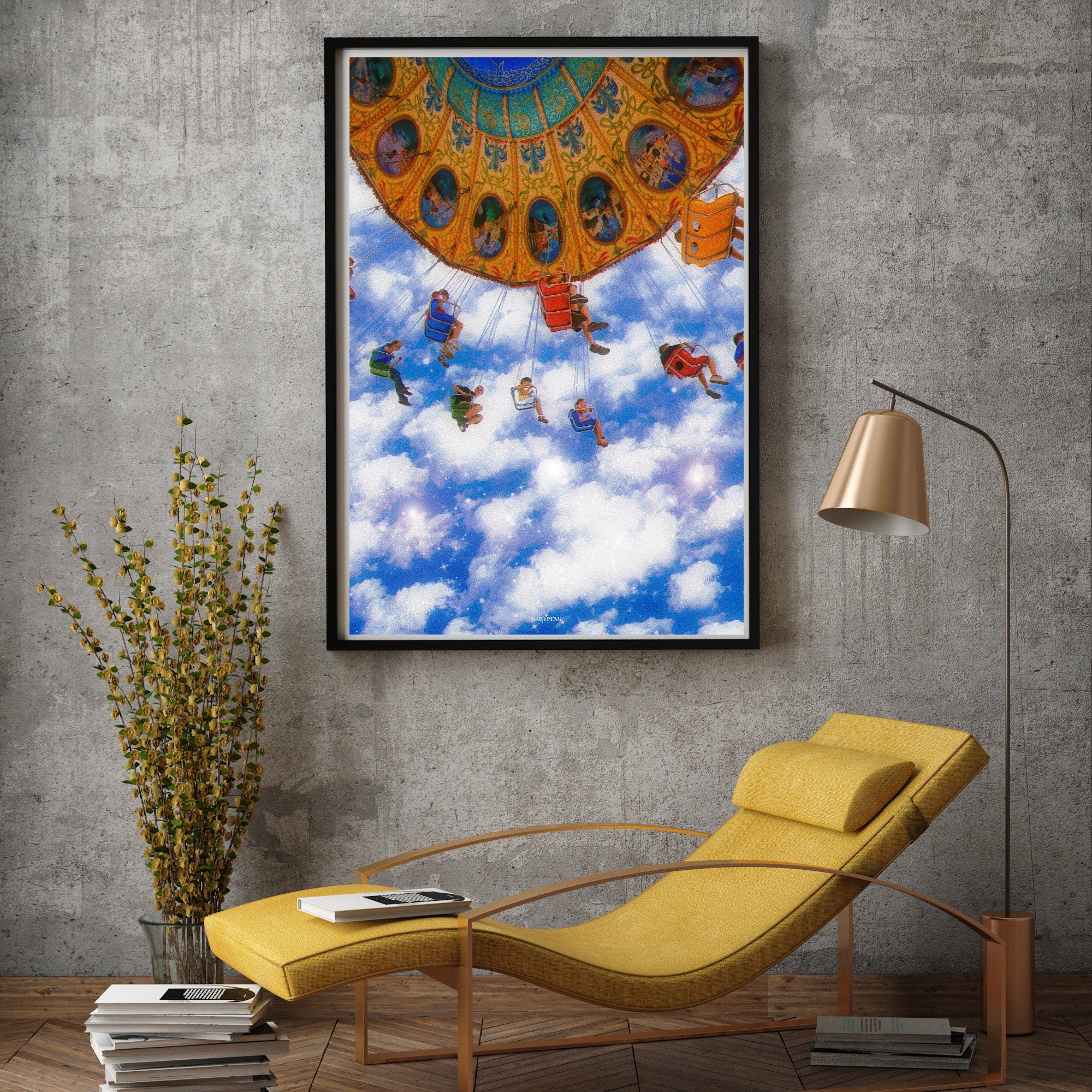 Printable Dreamy Surreal Wall Art Modern Digital Print | Etsy