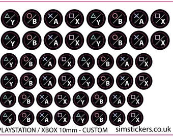 Custom Playstaion/Xbox split stickers